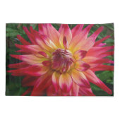 Kiektetas van Bright Pink Dahlia Kussensloop (Achterkant)