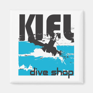Kiel Dive Shop Magnet Magneet