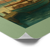 Kiel Germany City Art Poster (Hoek)