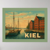 Kiel Germany City Art Poster (Voorkant)