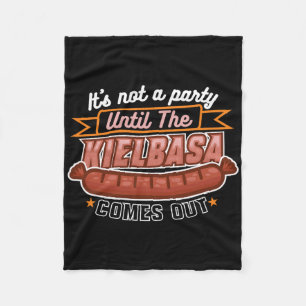 Kielbasa Polen Vleesworst Voedsel Liefhebber Pools Fleece Deken
