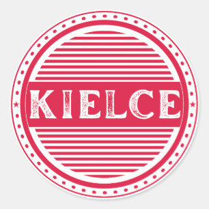 Kielce City Pride Embleem – Poolse identiteit Ronde Sticker