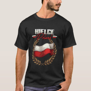 Kielce Polen Reizen Poolse Vlag Polska T-shirt