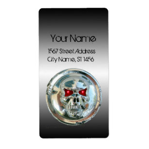 KIEMSKLAAR OP HET STAAL ETIKET