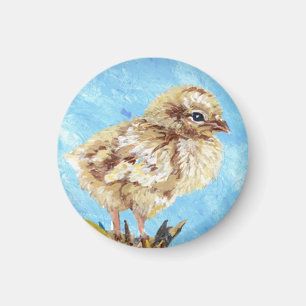 Kiep op blauw magneet