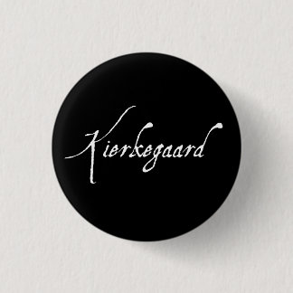 "KIERKEGAARD" 1,25 inch Ronde Button 3,2 Cm