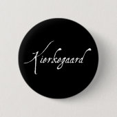 "KIERKEGAARD" 2,25 inch Ronde Button 5,7 Cm (Voorkant)