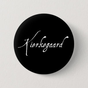 "KIERKEGAARD" 2,25 inch Ronde Button 5,7 Cm