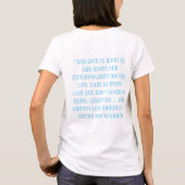Kierkegaard Philosophy Quote T-shirt (Achterkant)