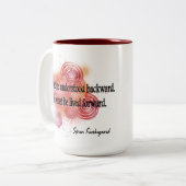 Kierkegaard Tweekleurige Koffiemok (Voorkant links)