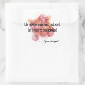 Kierkegaard Vierkante Sticker (Tas)