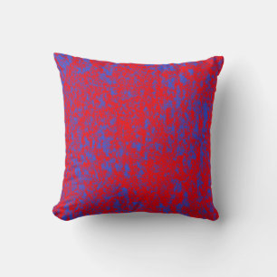 Kies achterkant van Red n Blue Textured Pillow Kussen