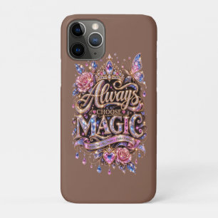 Kies Altijd Magische Glitter Kristal Ontwerp iPhone 11 Pro Hoesje