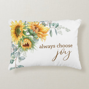 Kies altijd voor Joy Sunflower Eucalyptus Accent Kussen