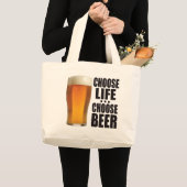 Kies Beer. Grote Tote Bag (Voorkant (product))