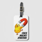 Kies de douanenaam Chick Magnet Bagagelabel (Voorkant (verticaal))