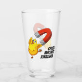 Kies de douanenaam Chick Magnet Glas (Achterkant)