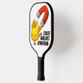Kies de douanenaam Chick Magnet Pickleball Paddle (Links)