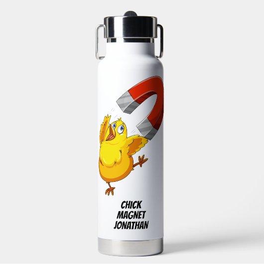 Kies de douanenaam Chick Magnet Waterfles (Voorkant)