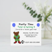 Kies de partij Voetbal Kaart (Staand voorkant)