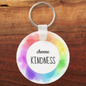 Kies de Rainboogwolken van het Citaat van de Kindn Sleutelhanger (Voorkant)