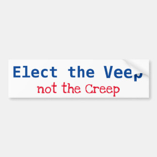 Kies de Veep - Kamala - Niet de Creep, Trump Bumpersticker