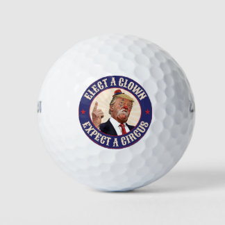 Kies een clown, verwacht een circus - Donald Trump Golfballen