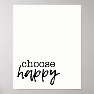 Kies een Happy Home Decor Inspiration Print