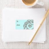 Kies een kleur Charming Swirls Gift Labels (Insitu)