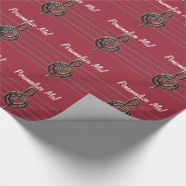 Kies een kleur in reliëfdruk Verdrievoudig Schoon  Cadeaupapier