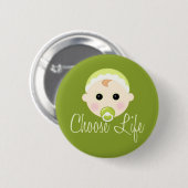 Kies een leven ronde button 5,7 cm (Voorkant /achterkant)