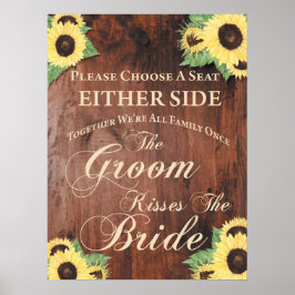 Kies een Zitplaats Geen Poster van de Kant