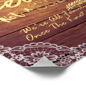 Kies een zitplaats zonder zijspanhout poster (Hoek)