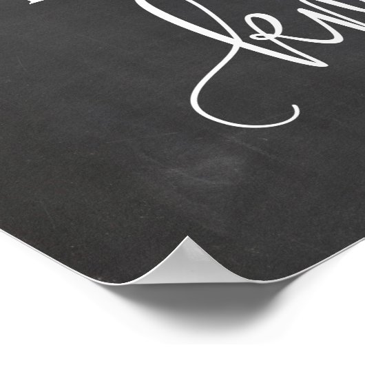 Kies een zitplaats zonder zijspanteken - Aangepast Poster (Hoek)