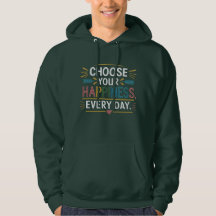 "Kies elke dag je geluk" Hoodie - Comfort