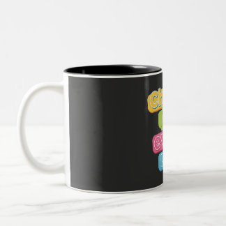 Kies elke dag vreugde ! tweekleurige koffiemok