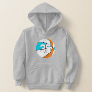 Kies ELKE teamkleuren met shirt nummer basketbal