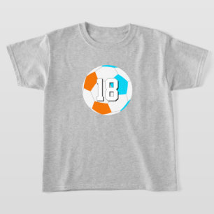 Kies ELKE teamkleuren met shirt nummer voetbal
