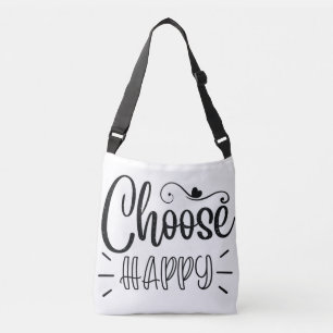 Kies gelukkig crossbody tas
