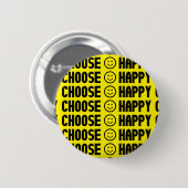 Kies Happy Button (Voorkant /achterkant)
