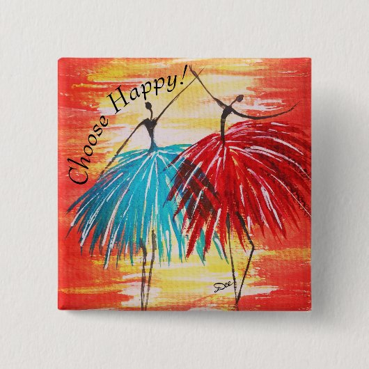 Kies Happy Button (Voorkant)