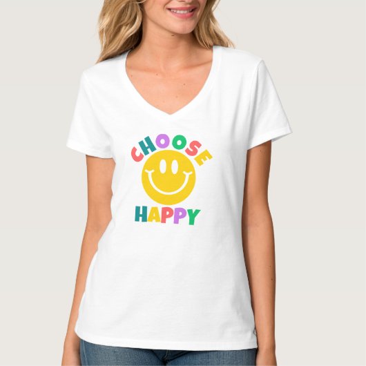 Kies Happy T-Shirt (Voorkant)