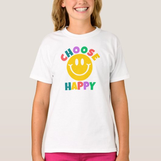 Kies Happy T-Shirt (Voorkant)