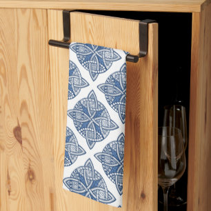 Kies het decoratieve patroon van de Kleur Celtic K Theedoek