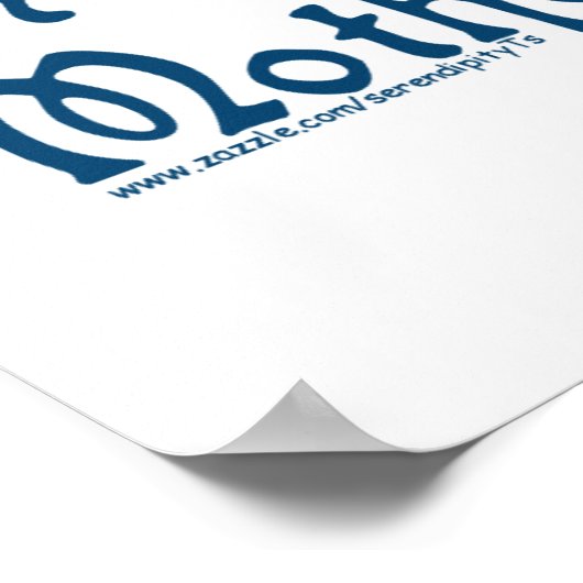 Kies het leven, je moeder deed het. poster (Hoek)