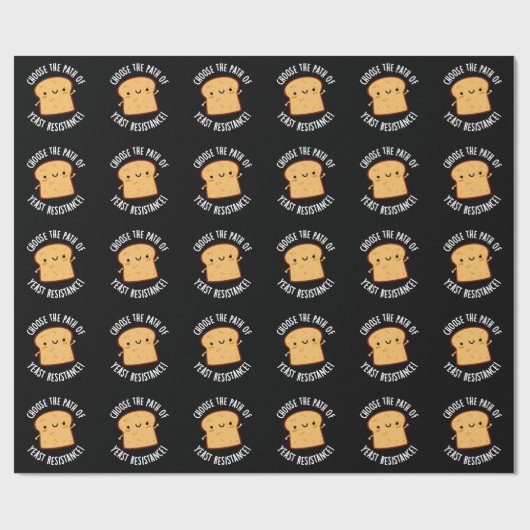 Kies het pad van gist weerstand Pun Dark BG Cadeaupapier (Vlak)