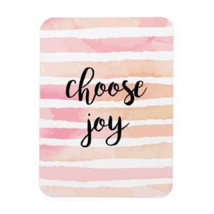 Kies Inspirerend prijsopgave roze Waterverf Magneet