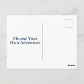 Kies je eigen avontuur briefkaart (Achterkant)