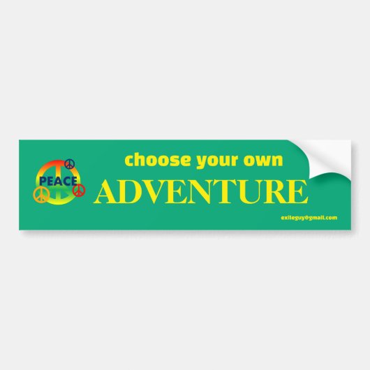 kies je eigen bumpersticker (Voorkant)