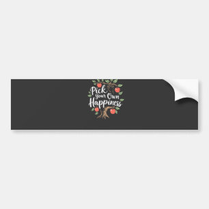 Kies Je Eigen Geluksappel Plukseizoen Herfst Bumpersticker